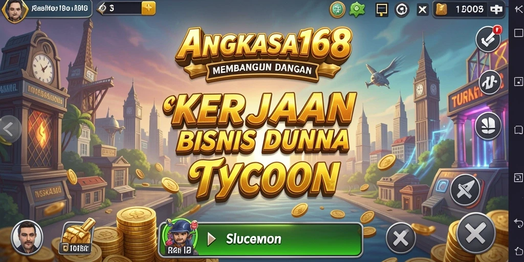 Tampilan gameplay Tycoon yang menarik dan strategis di ANGKASA168.