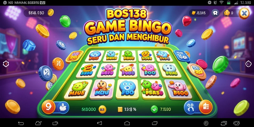 Tampilan gameplay menarik dari BOS138 dengan suasana Bingo yang seru.