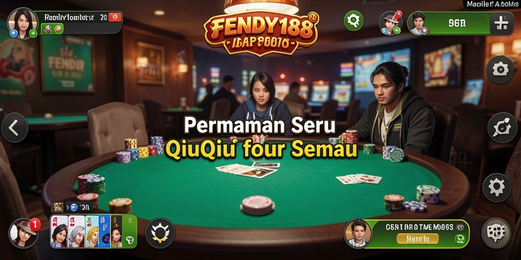Gameplay seru di FENDY188 dengan kartu QiuQiu.