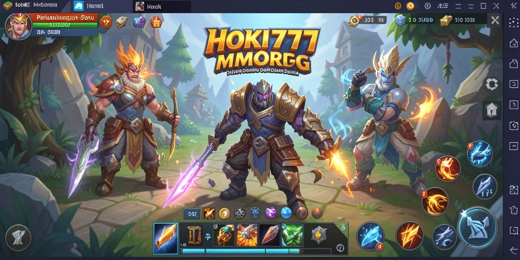 Tampilan gameplay HOKI777 yang penuh aksi dan petualangan menarik.