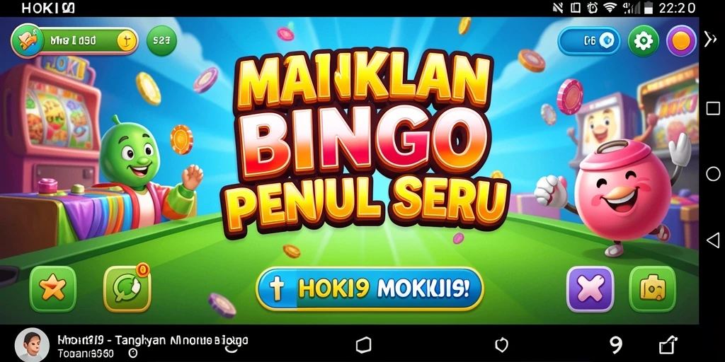 Gameplay HOKI9 yang penuh warna dan seru.