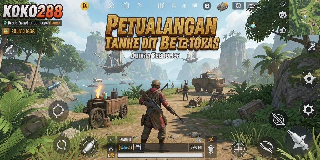 Gameplay seru di dunia terbuka yang luas dan menakjubkan.