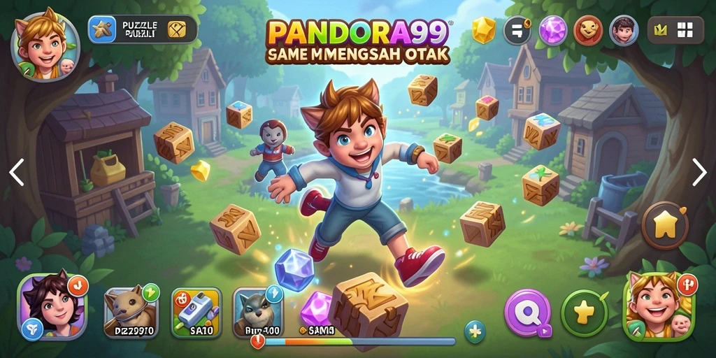 Tampilan gameplay PANDORA99 yang menantang dan interaktif.
