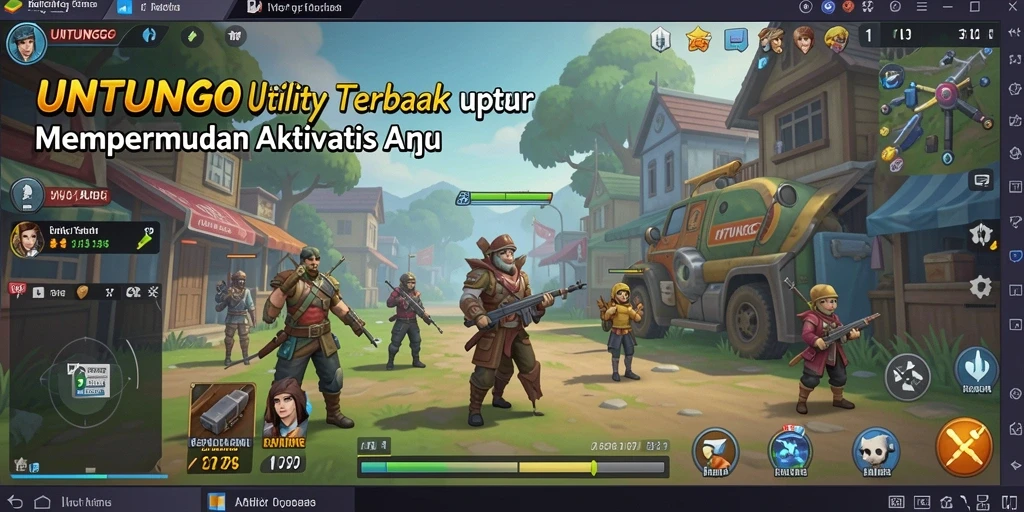 Tampilan utama UNTUNGGO menampilkan daftar tugas yang terorganisir dengan baik.